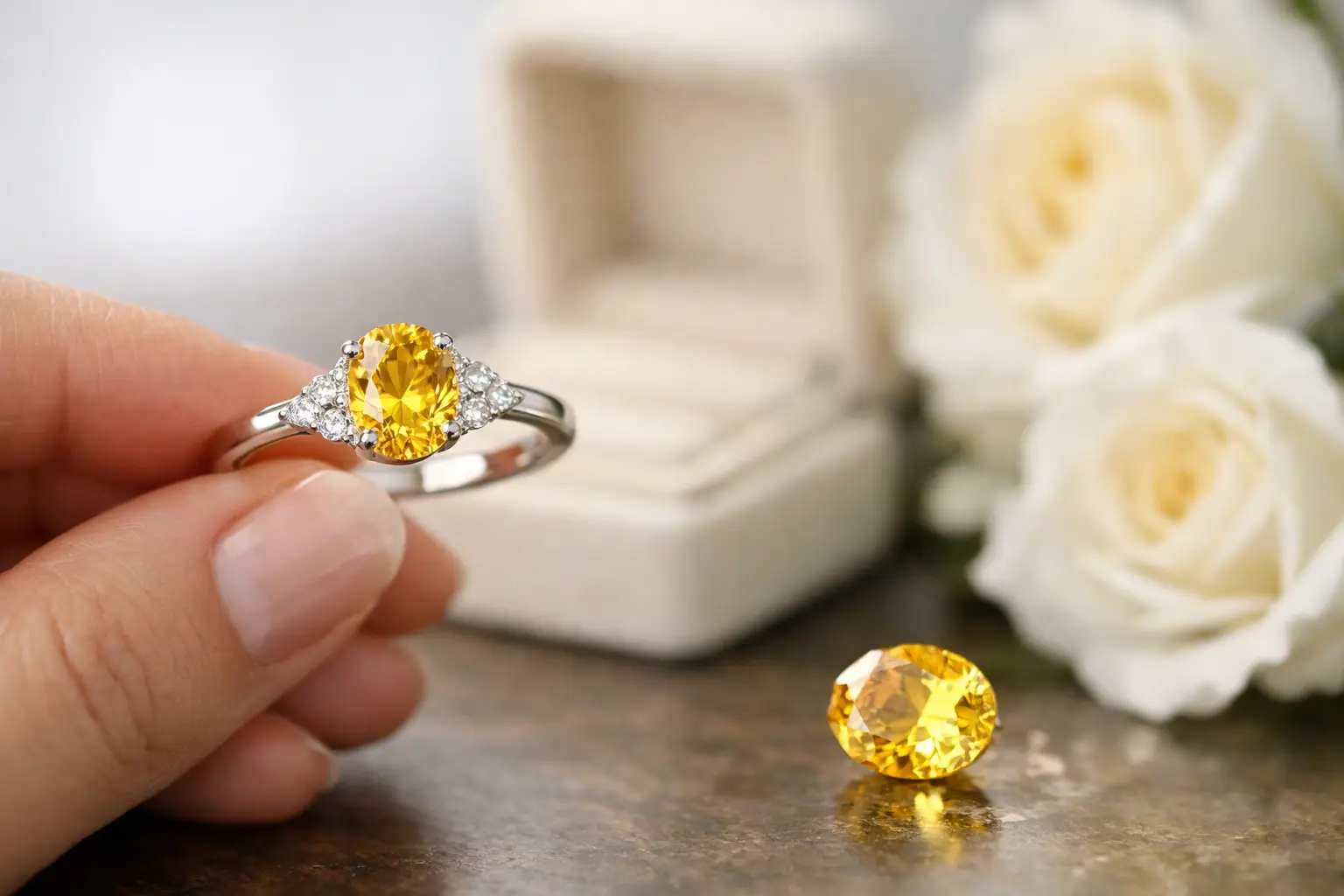 How to Choose a Yellow Sapphire Engagement Ring