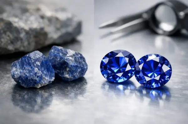 Natural Sapphire Versus Lab Sapphire Compared